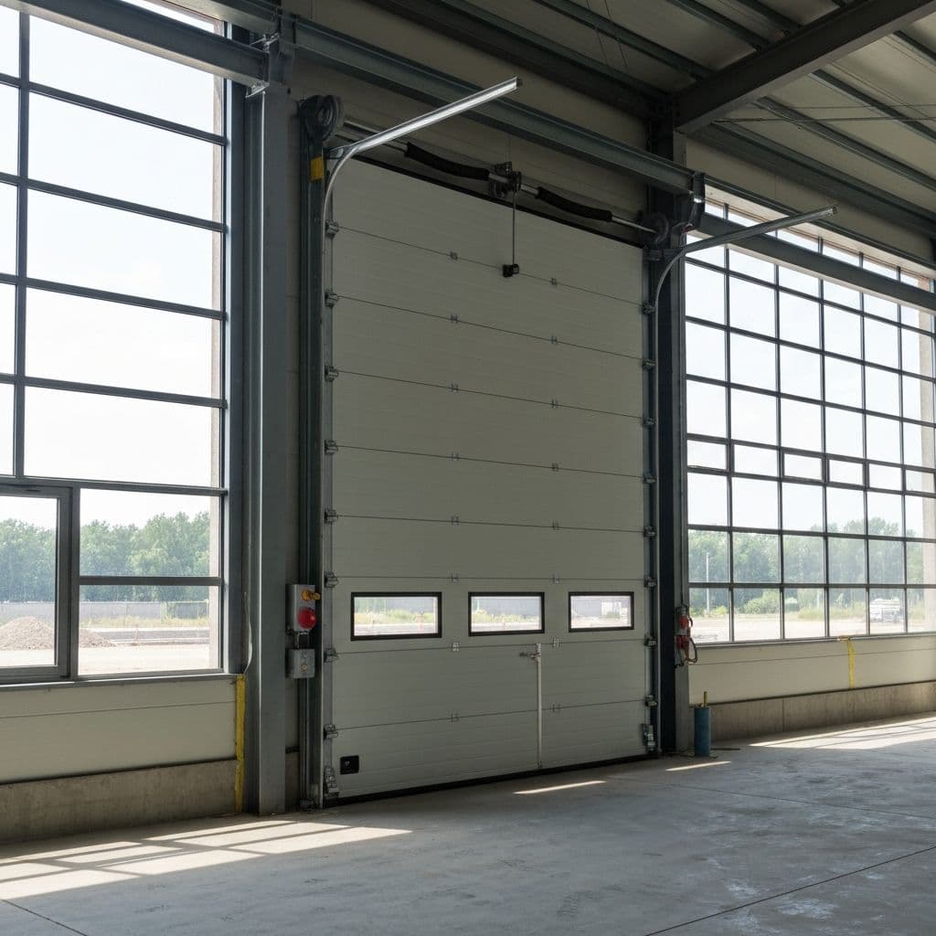 Loopdeur geintegreerd in sectionaaldeur - Condoor S40