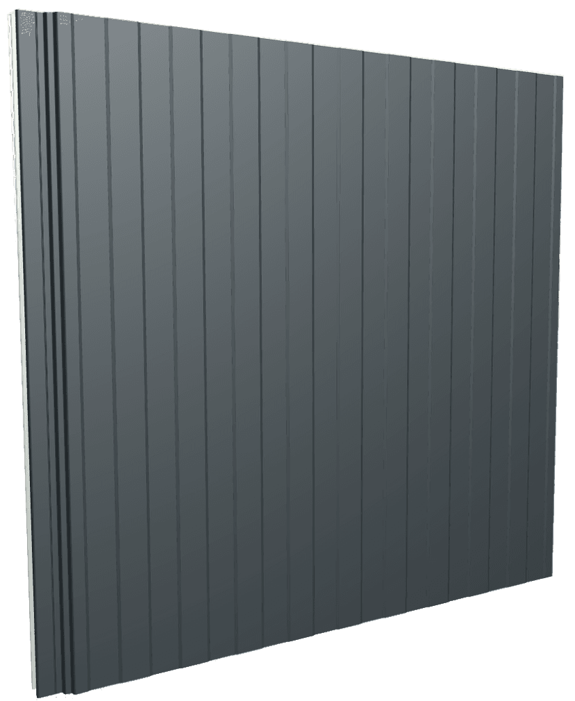 Box gelinieerd wandpaneel verticaal