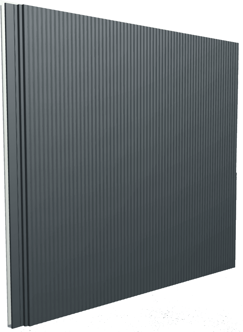 Microrib wandpaneel verticaal